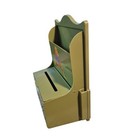Vintage Wall Caddy  groovy Mushroom  Mail Slot Side Pen Holder Mid-century 