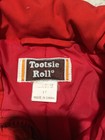 Vtg 1980s Tootsie Roll One-piece Snow Ski Suit Todler 4t Red Logo Patches