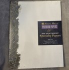 Regal Mills Premium Inkjet Printer Paper New Old Stock 1999 Peacock Feather Edge