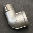 1   Npt Stainless Steel Street Elbow Pipe Fitting 316 Ss Class 150 Psi