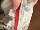 J crew Mens Chino Shorts Size 32 Stone Putty Paisley Pocket Red Trim