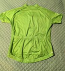 Women s Size S Green Cycling Jersey Full Zip Short Sleeve Bike Top Bicycle Logo