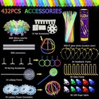 100 Pcs Glow Sticks Bulk Party Pack Fluorescence Ultra Bright Bracelet Necklace