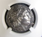 Seleucid Kingdom Antiochus Vii 138-129 Bc Tertradrachm Athena Nike Ngc Ch Vf