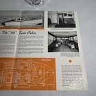 1937 Matthews    38    Twin Cabin Original Cruiser Boat Brochure Catalog