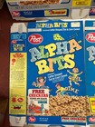 Post Alpha-bits Blue  Foil  Cereal Box Bundle