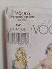 Dress Wedding Event Gown 18 20 22 Vogue V8150 8150 Sewing Pattern Uc Vtg Wrap