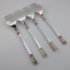 Wallace Golden Aegean Weave Sterling Silver Salad Forks - 6 3 4  - Set Of 4