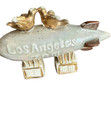 Rare Zriii Zeppelin Uss Los Angeles Zr-3 Airship 1920 s Porcelain Souvenir 2 5 