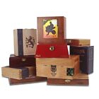 Set Of 10  Empty Wooden Cigar Boxes