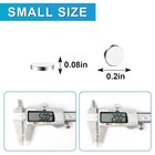 240 Pack Small Magnets  0 2x0 08inch Refrigerator Magnets Rare 5x2mm  Silver