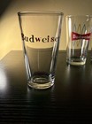 Retro Pint Budweiser Collectors Edition Lot Of 6 Glasses 