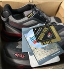 Salomon Gore-tex X Ultra Low Women   s Red gray Synch Hiking Shoes Size 7 Nice 