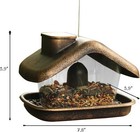 Hanging Wild Bird Feeder  Panorama House For Bird Watchers  - Speckled Cooper