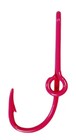 Custom Hot Pink Colored Eagle Claw Fish Hook Hat Pin Hot Pink Fish Hook Tie Clip