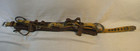 Tree Pole Climbing Lineman Belt 2 Ring W spike Gaffs    Safety Strap Max Sz 40