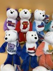 50 States Coin Bears Plush W  Quarters Tags Limited Treasures Lot Of 13