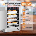 Commercial Electric Hot Box Food Warmer Heated Holding Cabinet 4-shelf 800w