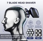 Head Shavers For Bald Men - Nose Hair Trimmer  Waterproof Wet Dry Mens Grooming