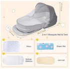 Portable Bassinet  Foldable  Lightweight  Infant Travel Bed-pod 2-1 Omzer  new 