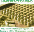 Size 000 Empty Capsules - 1000 Count Empty Gelatin Capsules - Empty Pill Caps   