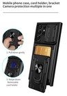 For Samsung Galaxy S24 S23 S22 S21 Slide Camera Lens Protection Card Holder Case