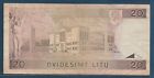 Lithuania 20 Litu  1993  P 57  Vf