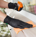   Nitrile Disposable Gloves  Powder   Latex Free  Box Of 100 Gloves  Size Medium