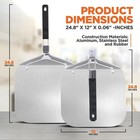 Nutrichef Pizza Peel For Oven   Grill - Durable Aluminum Base