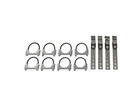 86-04 Ford Mustang 2 5  Dual Exhaust Kit No Muffler Rear Exit No Tip