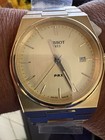 Tissot Prx Quartz 40mm Gold Dial Bracelet Date 100m Swiss Made W  Box
