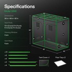 Vivosun 8x4ft Indoor Grow Tent Non Toxic Mylar Room Reflective 96 x48 x80 