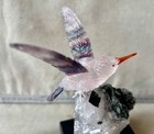 Rose Quartz fluorite Hb  On Tourmaline In Quartz 5 1 2  -peter Muller