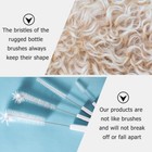 Water Bottle Brush Leaf Shaped Holder Silicone Cup Baby