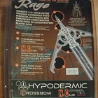 New  Rage Hypodermic Nc Crossbow Broadheads 100 Grain 2   Cut 2-blade Silver