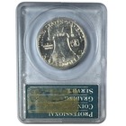 1963 Franklin Half Dollar Pcgs Old Green Rattler Ms64 Na484