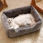 Pet Dog Cat Bed Calming Sleeping Kennel Puppy Super Soft Mat Pad Warm Nest