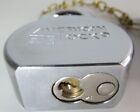 New American master Lock A700ka Solid Steel 2-1 2  Padlock 2  Shackle W key Code
