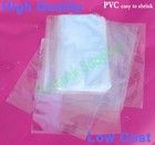 Pvc Heat Shrink  Flat Bags 100 Gauge Clear Film Packaging Bulk 500-3000pcs