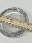 Anchor Hocking 4  Clear Glass Ashtray Round Vintage Style Usa Made New 01
