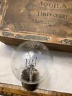 755    vintage Clear Filament Mazda Ge Light Bulb 120v 50-50w Big Screw Base