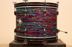 1960s Ludwig 14x20 Psychedelic Red Bass Drum