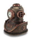 Bronze And Copper Finish Mark V Dive Helmet Desk Clock