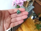 Native American Style Ring Size 6  925 Sterling Silver And Malachite Stone Ring