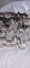 Vintage Metal Cookie Cutters Assorted Christmas Shapes And Others