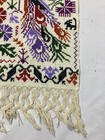 Vintage French Handmade Beautiful Mexican Embroidered Textile Panel 74 8x29 1 In