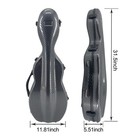 New Violin Case 4 4 Full Size Carbon Fiber Violin Box Black Color Protect Violin