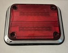 Whelen 900 Series  Red Flasher red Or Clear Lens  With Gasket And Chrome Trim