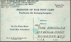 Wwii German Pow Letter From Labor Service Company Le Havre France To New York