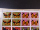Ajman 1972  50x Aggregate Print Sheet  butterflies   Gest  cto  Mi n 747 54